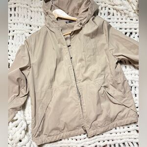 Zara Beige Hooded Jacket